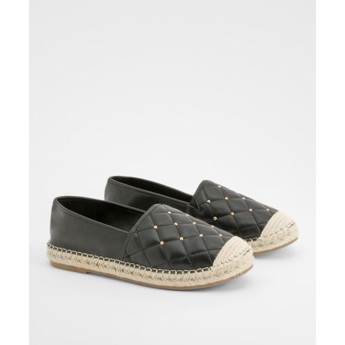 Espadrilles Matelassées Et Cloutées - 36 - boohoo - Modalova