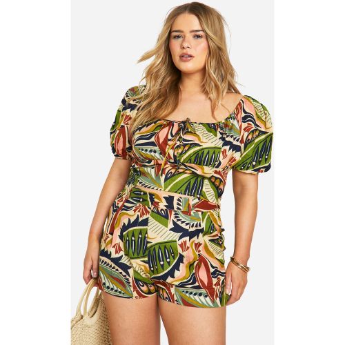 Grande Taille - Short À Imprimé Cachemire - 44 - boohoo - Modalova