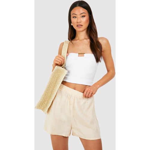 Tall" - Short Taille Haute Élastiqué - 36 - boohoo - Modalova