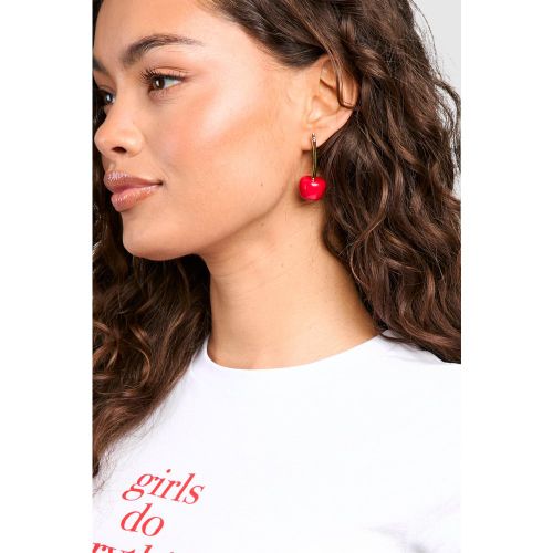 Boucles D'Oreilles Cerises - One Size - boohoo - Modalova