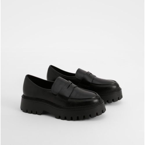 Mocassins À Plateforme - Pointure Large - 36 - boohoo - Modalova
