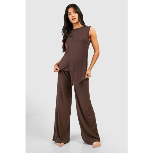 Maternité - Ensemble De Grossesse Avec Pantalon Large - 38 - boohoo - Modalova