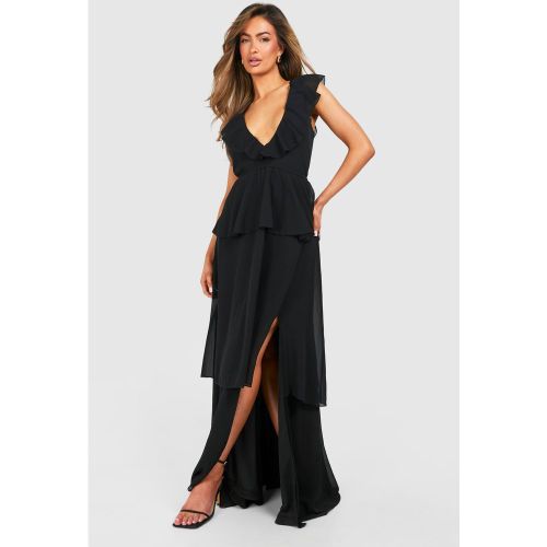 Robe Longue Volantée - 36 - boohoo - Modalova