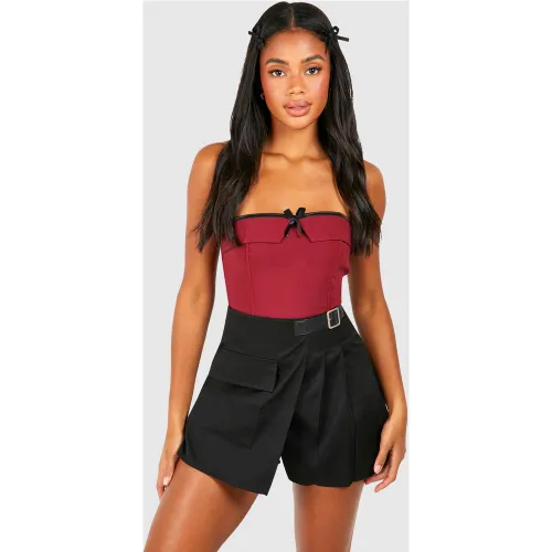 Jupe-Short À Boucle - 34 - boohoo - Modalova