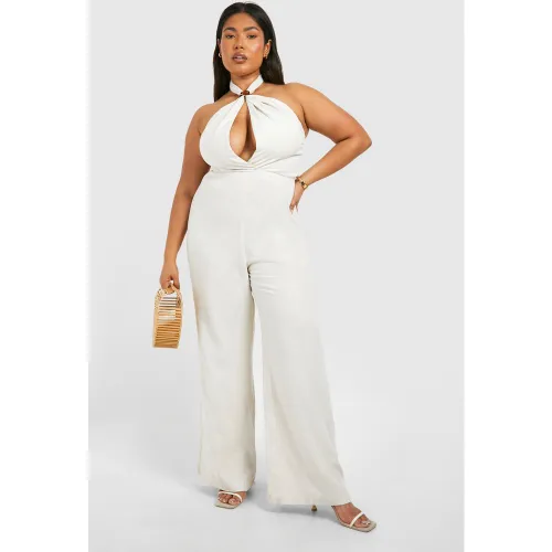 Grande Taille - Combinaison Dos Nu - 48 - boohoo - Modalova