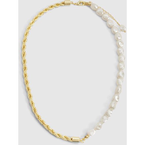 Pearl Twist Chain Necklace - boohoo - Modalova