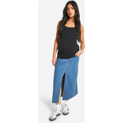 Maternité - Jupe De Grossesse Fendue - 36 - boohoo - Modalova