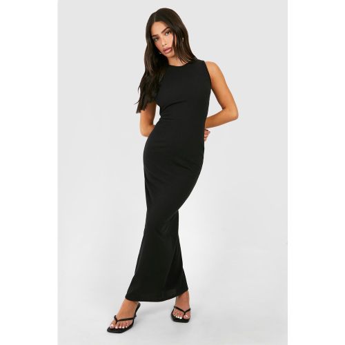 Petite" - Robe Longue Texturée À Dos Nu - 42 - boohoo - Modalova