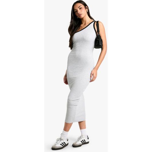 Robe Mi-Longue Asymétrique - 36 - boohoo - Modalova