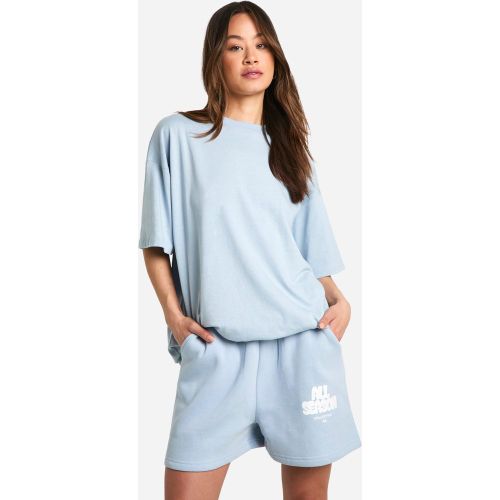 Tall" - Ensemble Imprimé Avec T-Shirt Et Short - 36 - boohoo - Modalova