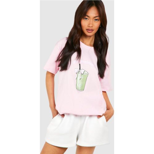 T-Shirt Oversize À Slogan Girl Breakfast - S - boohoo - Modalova