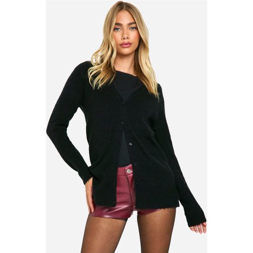 Cardigan Boyfriend Côtelé - S - boohoo - Modalova