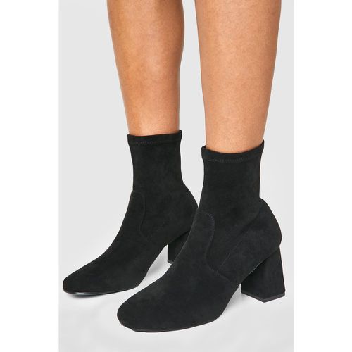 Bottes À Talon Carré - Pointure Large - 39 - boohoo - Modalova