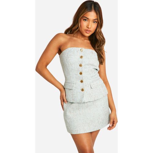 Petite" - Top Bandeau De Tailleur - 34 - boohoo - Modalova