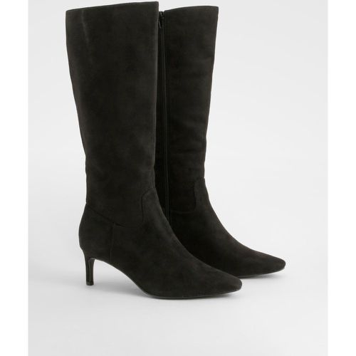 Bottes Hautes Basses À Talon - Pointure Large - 39 - boohoo - Modalova