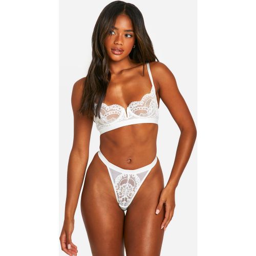 Soutien-Gorge En Dentelle À Armatures - 30B - boohoo - Modalova