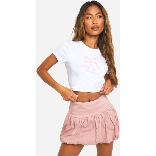 Mini-Jupe Texturée - 36 - boohoo - Modalova