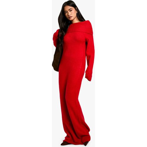 Robe Pull Premium Oversize À Col Bateau - S - boohoo - Modalova