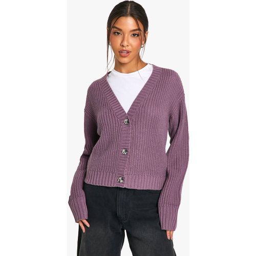 Cardigan Court Boutonné - L - boohoo - Modalova