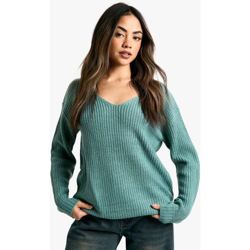Pull Basique À Col En V - L - boohoo - Modalova