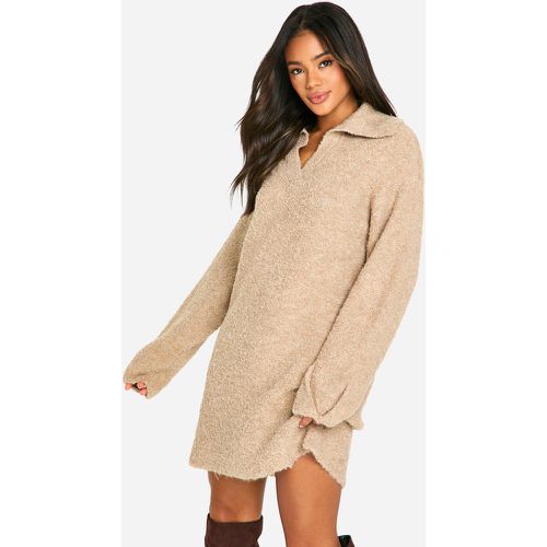 Robe Courte Oversize En Polaire - S - boohoo - Modalova