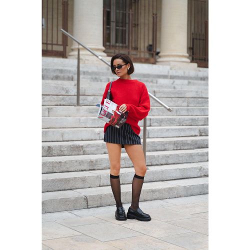 Pull Long En Maille Douce - L - boohoo - Modalova