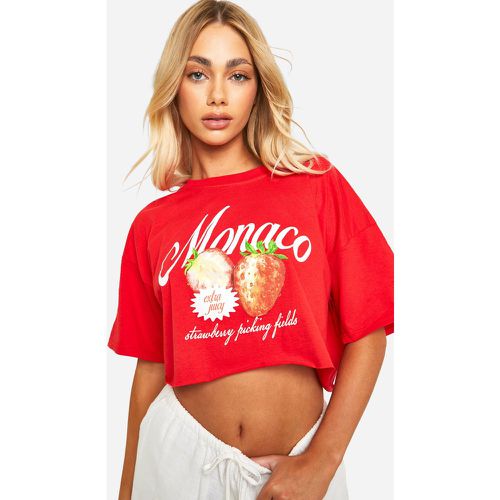 Strawberry Monaco T-Shirt - boohoo - Modalova