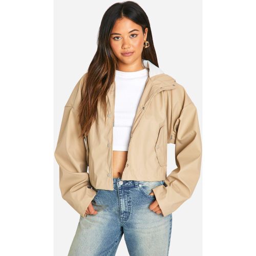 Imperméable Court À Capuche - 36 - boohoo - Modalova
