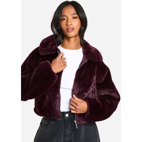 Petite" - Veste Courte En Synthétique - 36 - boohoo - Modalova