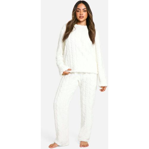 Ensemble Avec Sweat Et Pantalon En Polaire - 38 - boohoo - Modalova