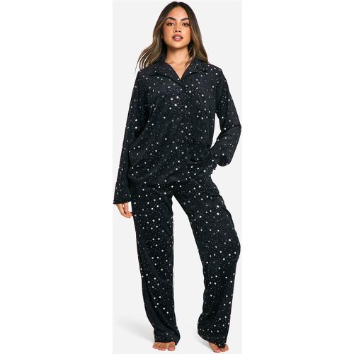 Ensemble De Pyjama En Polaire À Étoile Mé"Tall"isée - 36 - boohoo - Modalova