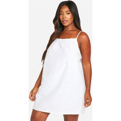 Grande Taille - Nuisette En Coton - 46 - boohoo - Modalova