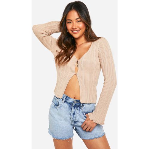Cardigan Côtelé Léger - L - boohoo - Modalova