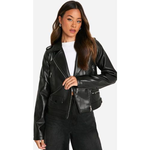 Tall" - Veste Motard - 34 - boohoo - Modalova