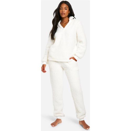Tall" - Ensemble En Polaire Avec Sweat Et Jogging - 40 - boohoo - Modalova