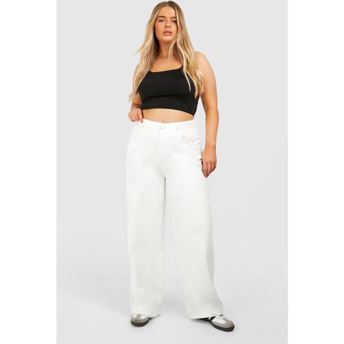 Grande Taille - Jean Droit - 46 - boohoo - Modalova