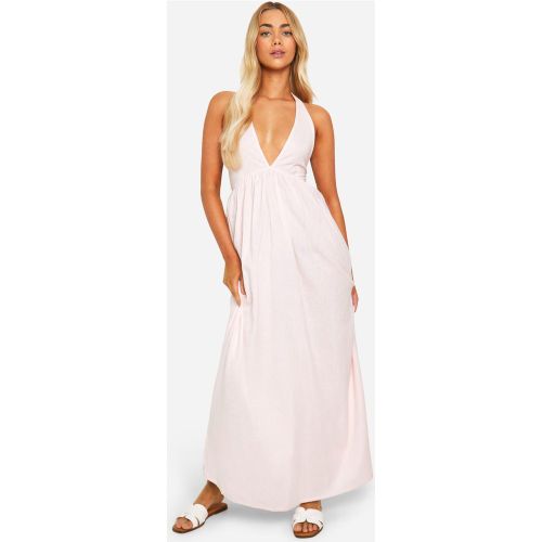 Robe Longue Dos Nu À Bretelles - 36 - boohoo - Modalova