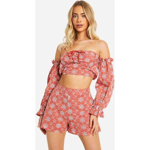 Short Brodé - 34 - boohoo - Modalova