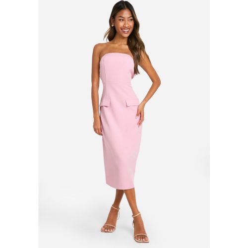 Robe Bustier Mi-Longue Habillée - 40 - boohoo - Modalova