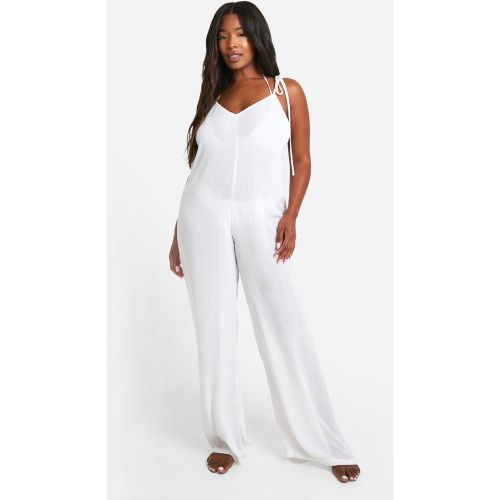 Grande Taille - Combinaison Large À Bretelles - 44 - boohoo - Modalova