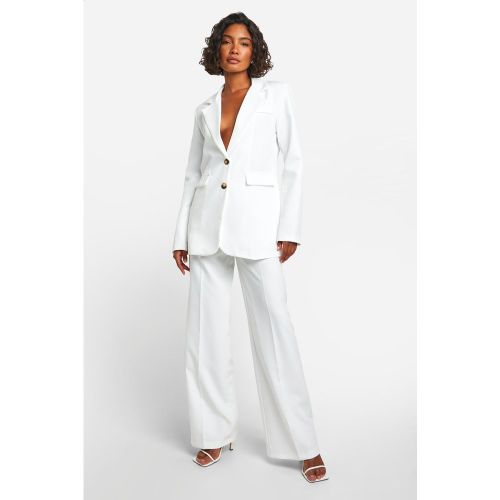 Tall" - Pantalon Large Tissé - 36 - boohoo - Modalova