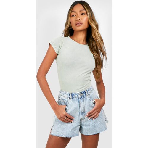 T-Shirt Court À Manches Capées - 40 - boohoo - Modalova