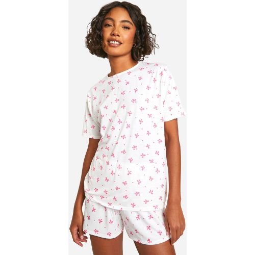 Tall" - Ensemble De Pyjama À Imprimé Nœud - 38 - boohoo - Modalova