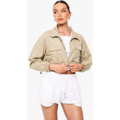 Veste Courte À Poches - S - boohoo - Modalova