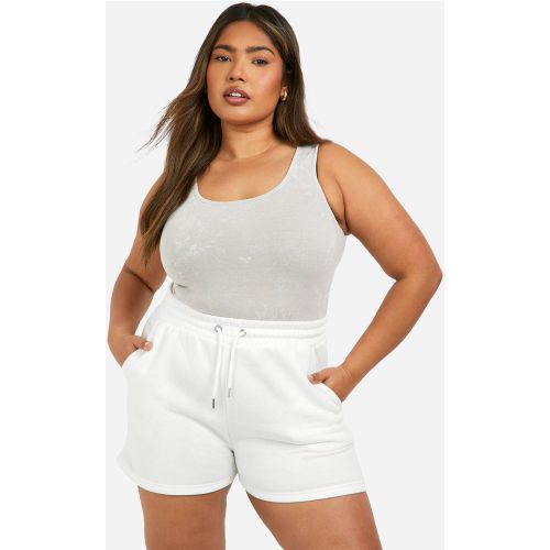 Grande Taille - Débardeur Côtelé Délavé - 44 - boohoo - Modalova