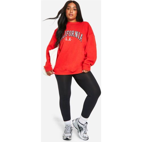 Grande Taille - Sweat Oversize À Écusson California - 44 - boohoo - Modalova