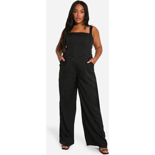 Grande Taille - Combinaison Corset Large - 44 - boohoo - Modalova