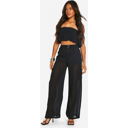 Pantalon Cargo À Ceinture - 34 - boohoo - Modalova