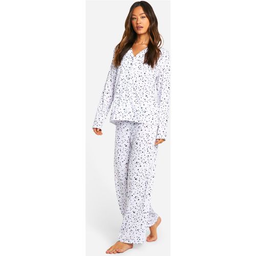 Tall" - Ensemble De Pyjama À Manches Longues Et Fleurs - 36 - boohoo - Modalova