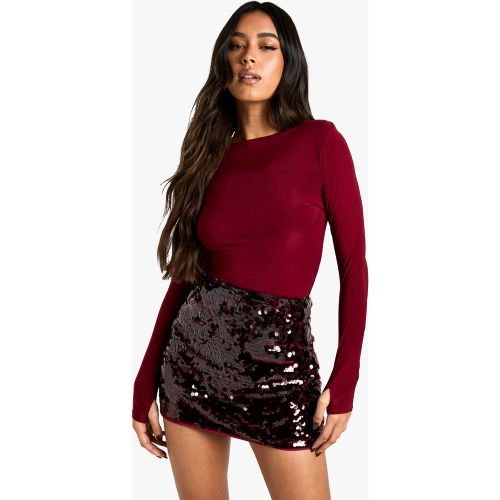 Mini-Jupe Premium À Sequins - 34 - boohoo - Modalova